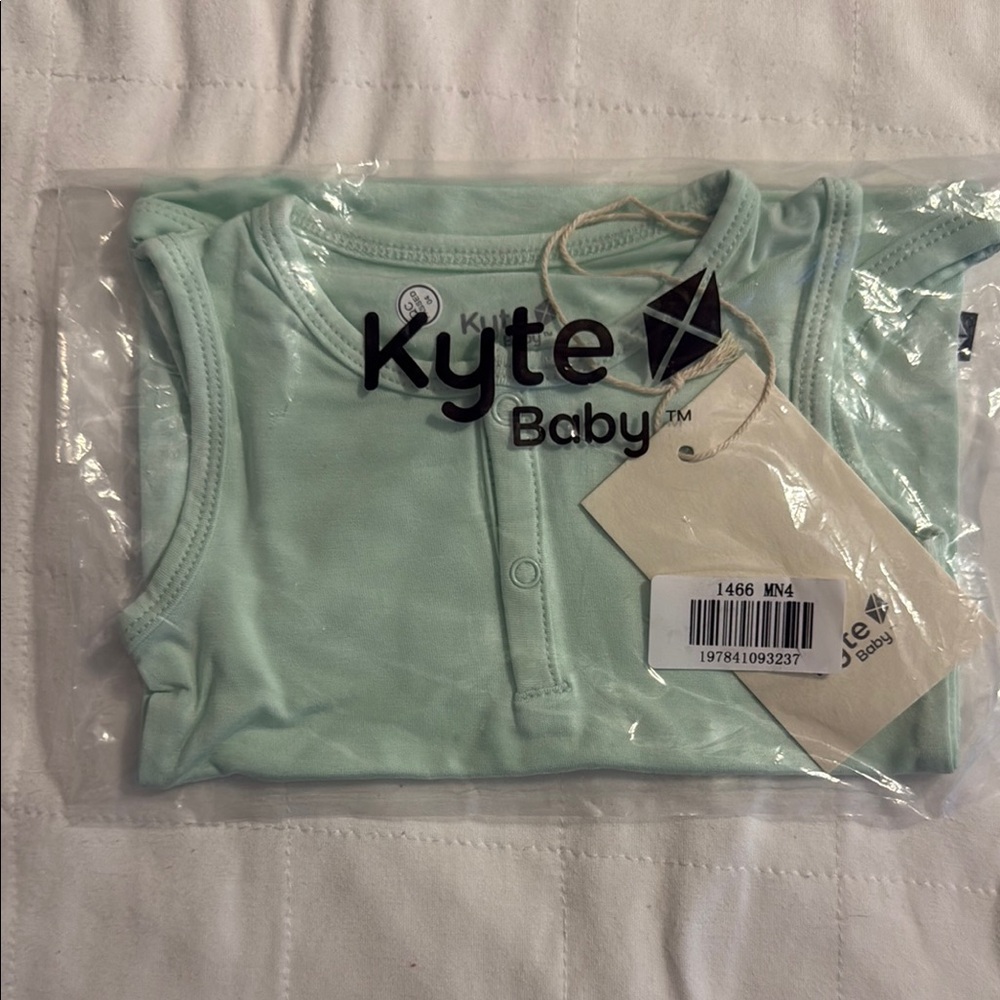 Kyte BABY Mint Sleeveless Bodysuit